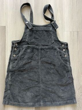American Eagle Corduroy Grey Mini Dress. Size S.